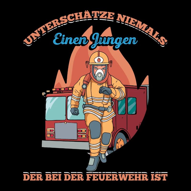 Unterschätze Niemals Einen Jungen Der Bei Der Feue
