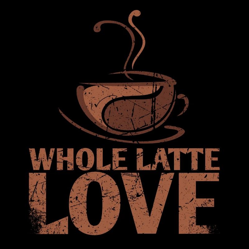 Latte-Liebes-ehe-design entier pour mariés