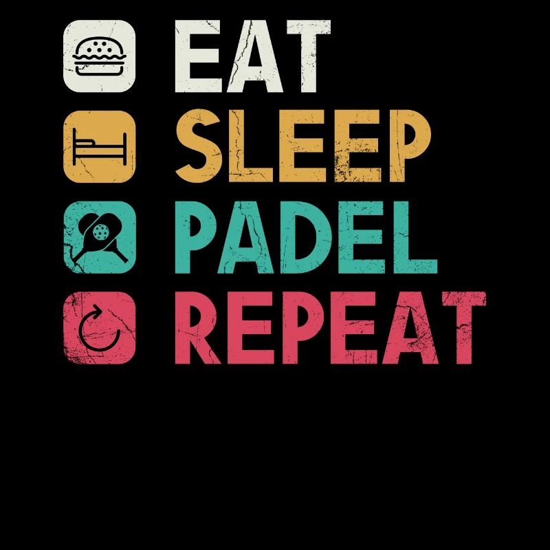 Manger du padel de sommeil Répéter