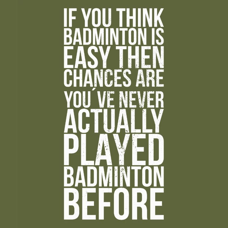 Wenn Sie Denken, Dass Badminton Einfach Ist, Dann