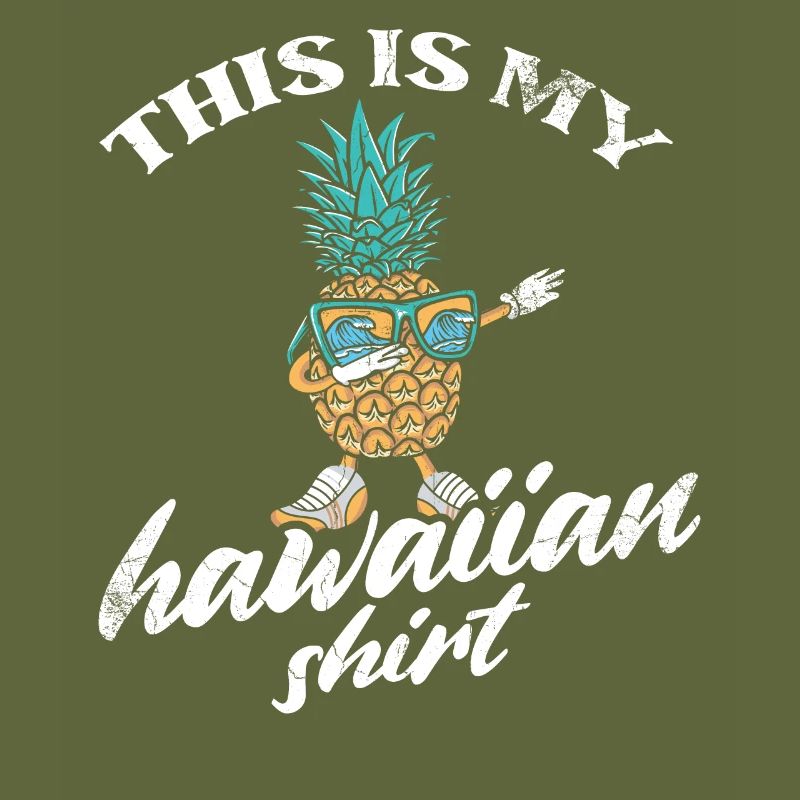 Ceci est mon design de chemise hawaïenne pour