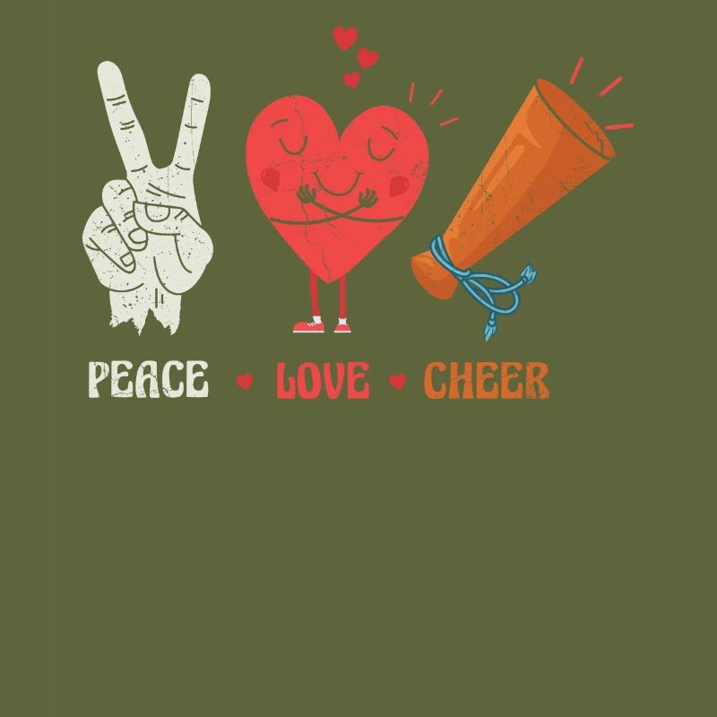 Peace Love Applause Design pour