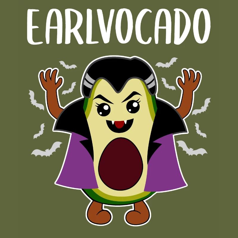 Avocado Vampire Funny Vegetable Fruit Gift