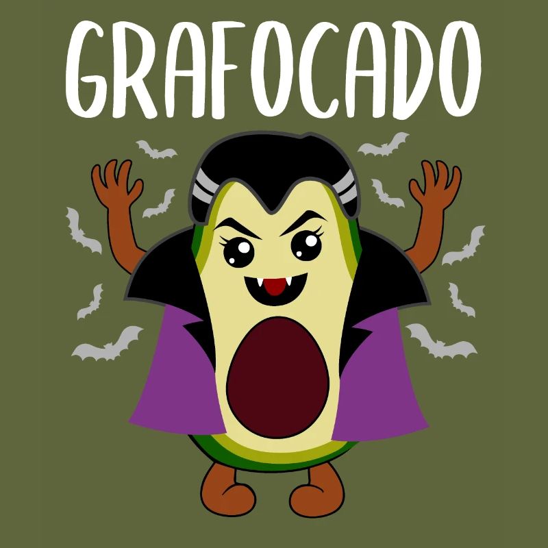 Avocado Vampire Funny Vegetable Fruit Gift