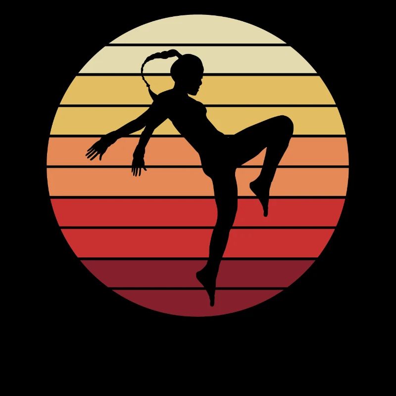 Kickboxer Kickboxing Rétro Vintage Cadeau Dames