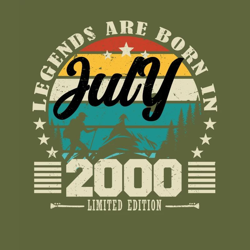 Juli 2000. Geburtstagsgeschenk Juli 2000.