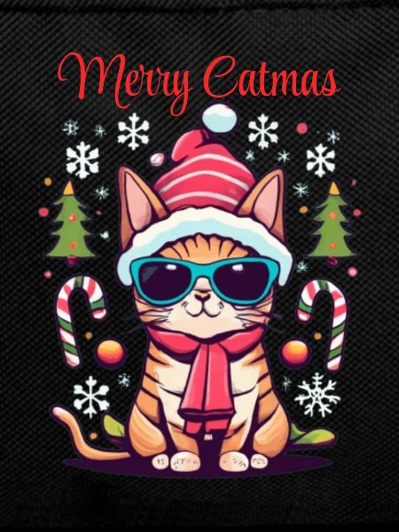 Merry Catmas Funny Christmas Cat