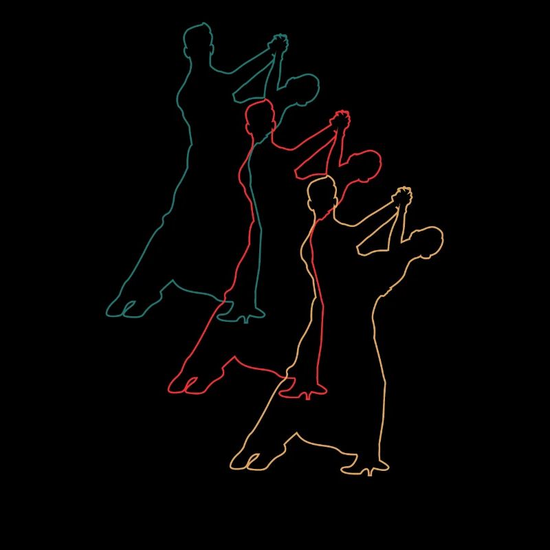 Dancing couples: elegance and synchronicity