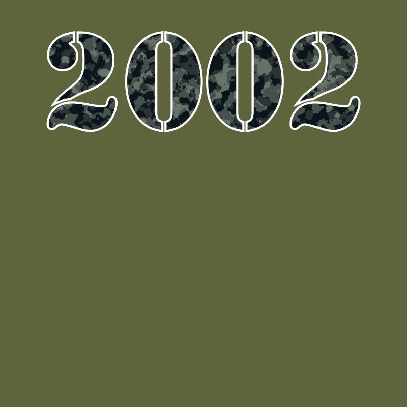 Conception militaire 2002 année de naissance cadeau