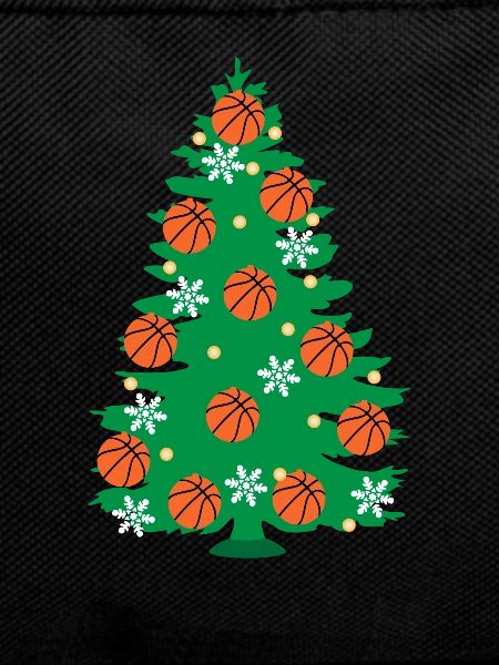 Basketball Weihnachtsbaum Korbjäger Fest