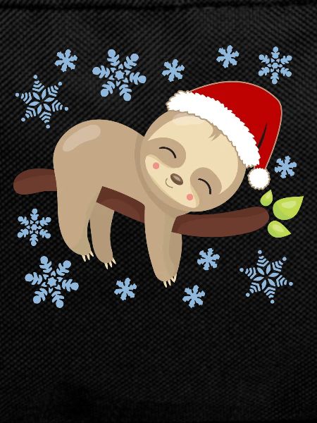 Sloth Christmas Nap Cozy Holidays