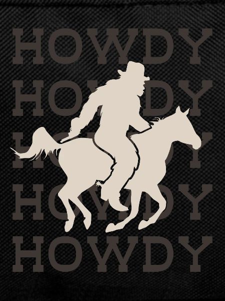Bigfoot HOWDY Western Welcome Design