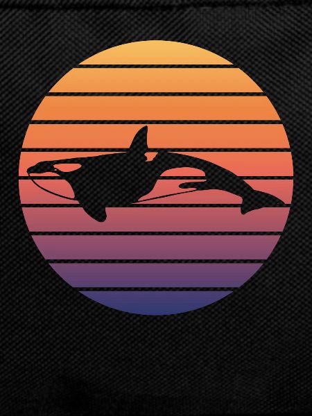 Killer Whale Silhouette Sunset