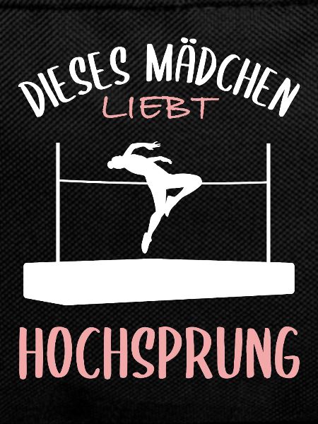 Girl Loves High Jump Passion