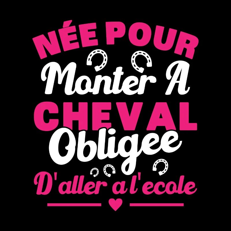 Née pour monter à cheval obligée d'aller à l'école