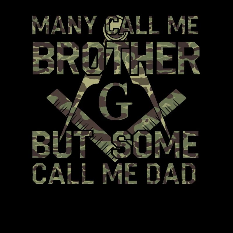 Mason Masonic Camo Freemason Dad