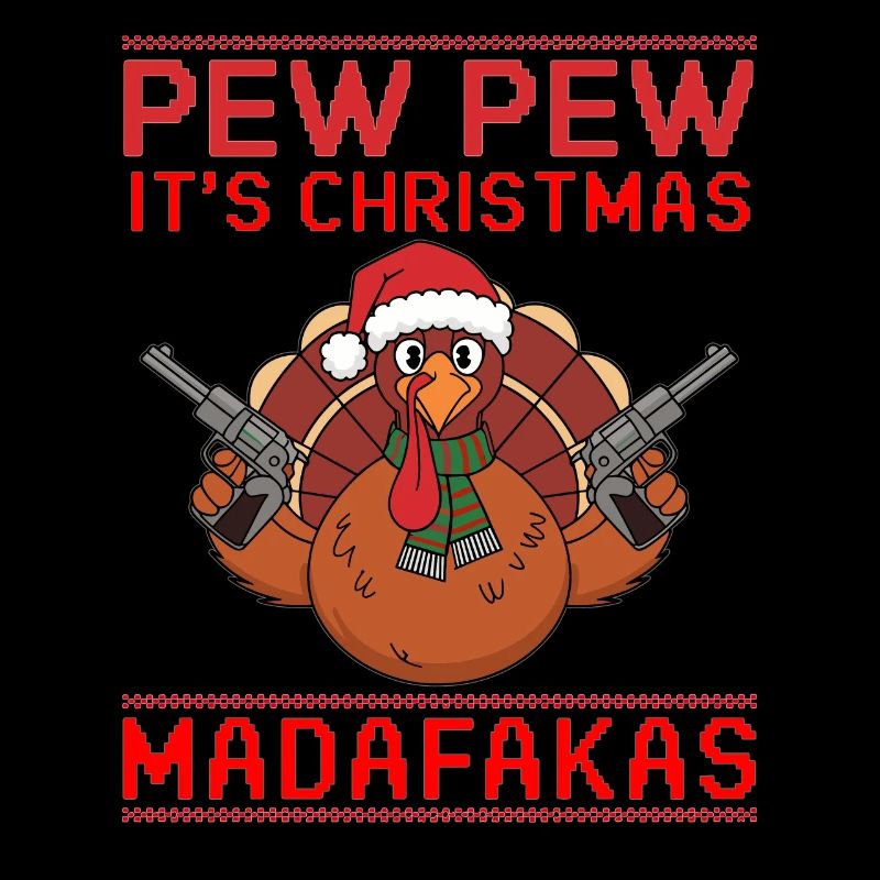 Funny Christmas turkey
