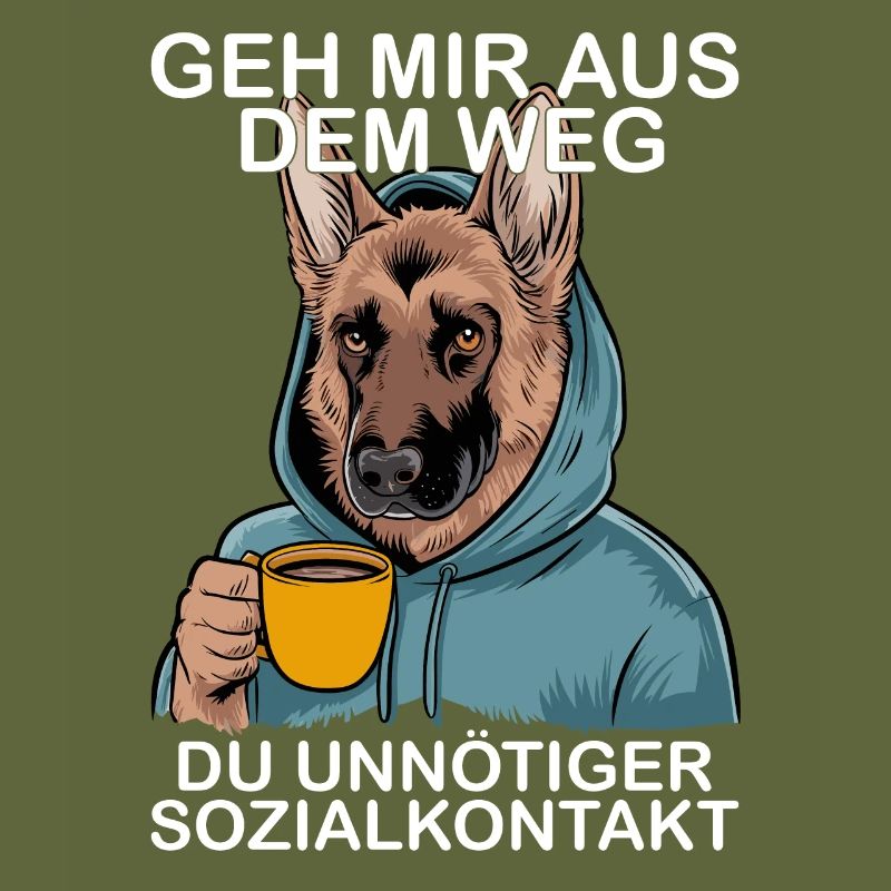 Funny German Shepherd