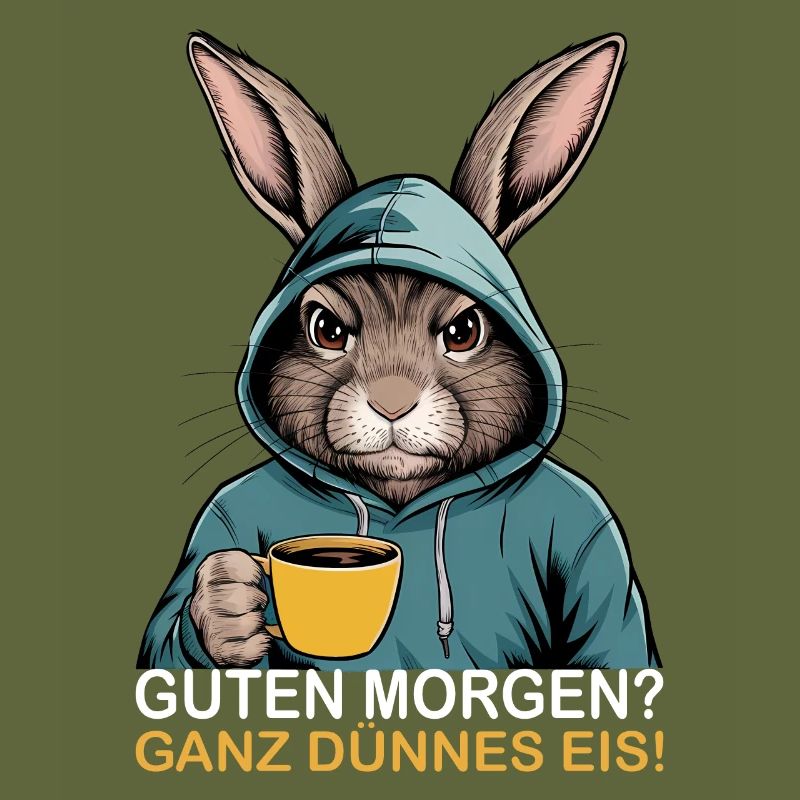 Good morning very thin funny rabbit