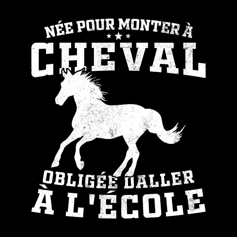 Née pour monter à cheval obligée d'aller à l'école
