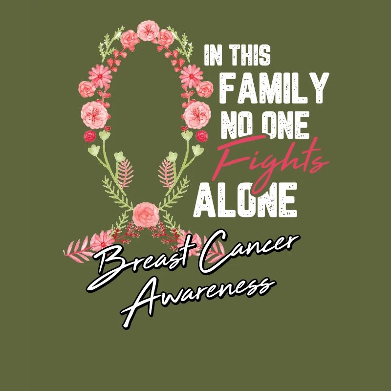 Brustkrebs Schleife Blume Kampf Chemo Geschenk