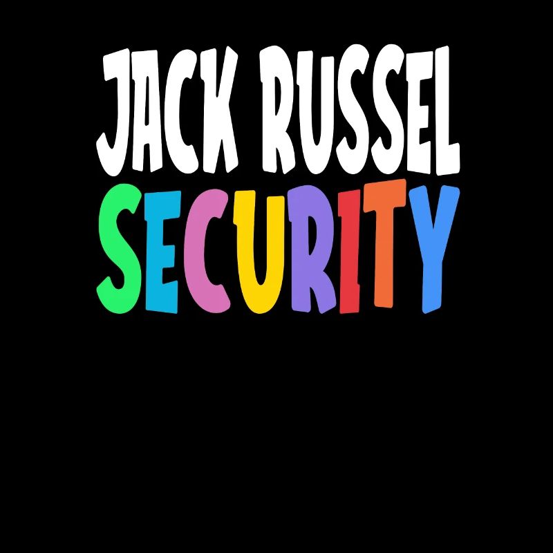Jack Russel Sicherheit Diensthund Spruch Geschenk