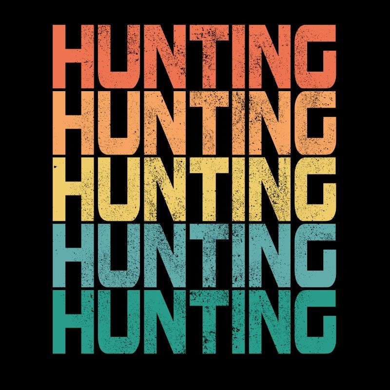 Hunting Jagen Jäger Jagd Hirsch Retro Geschenk