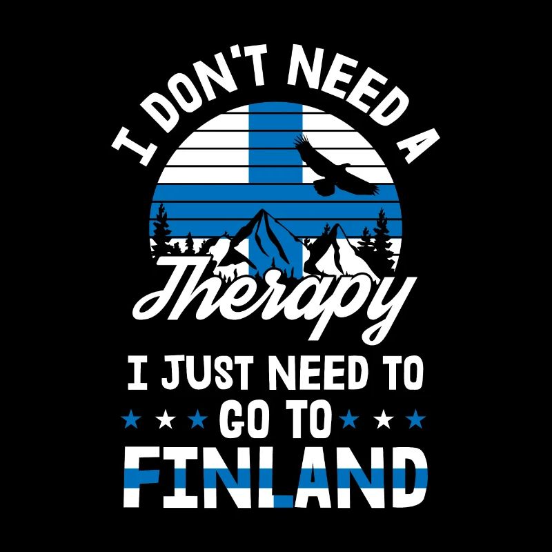 Finland Therapy Helsinki Home Flag Gift