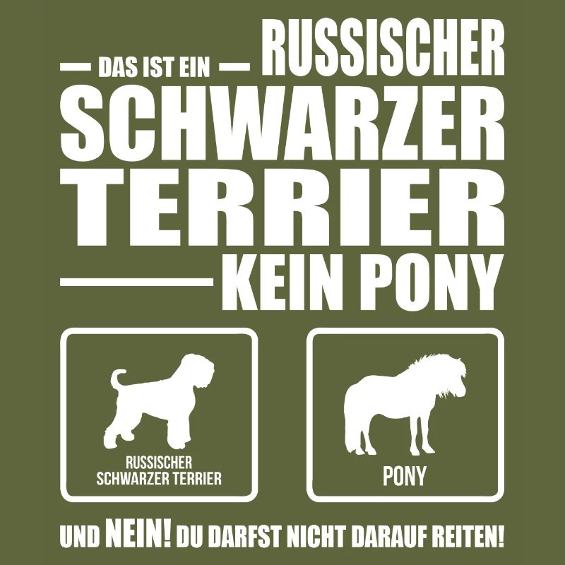 RUSSISCHER SCHWARZER TERRIER kein Pony Wilsigns