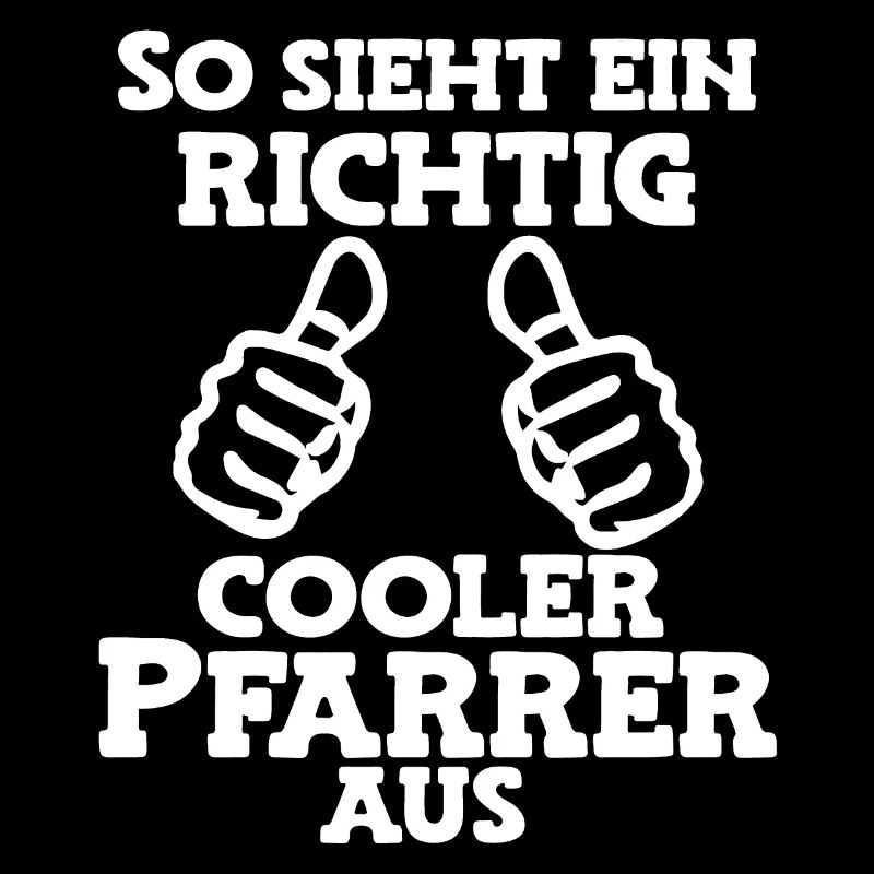 So sieht ein cooler Pfarrer aus Pastor Kirche Gott