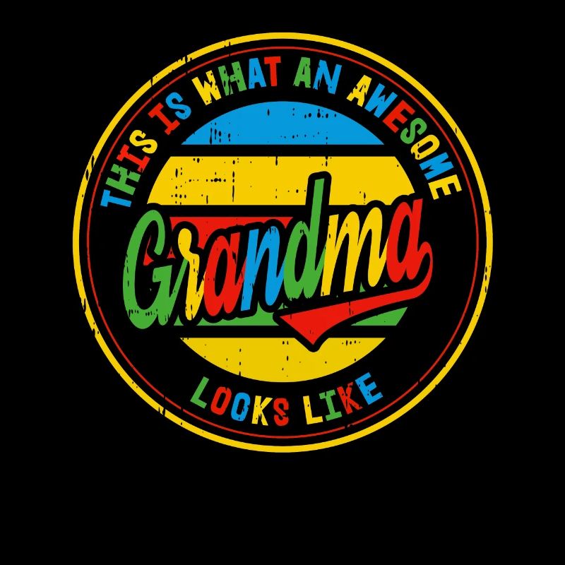 Beste Oma Großmutter der Welt Retro Geschenk