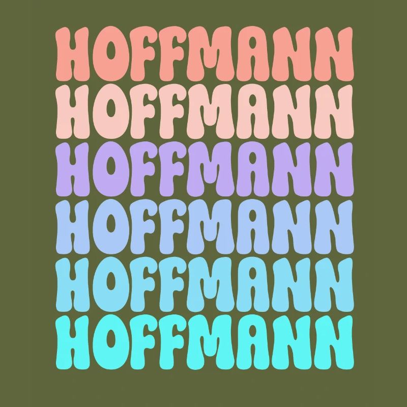 Idée cadeau de nom de famille rétro Hoffmann