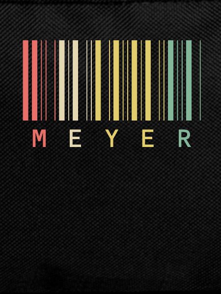 Meyer Familienname Balkencode Barcode Geschenk
