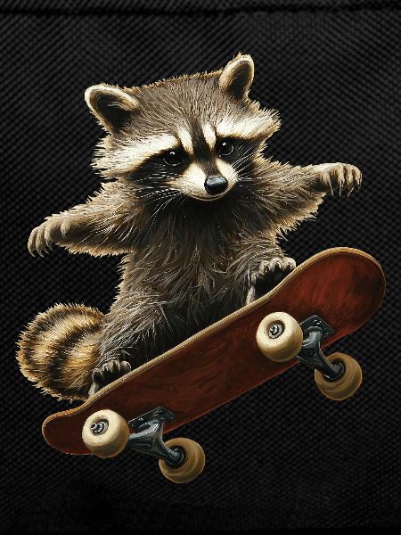 Raccoon Skateboard