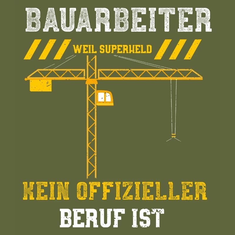 Bauarbeiter Weil Superheld Kein...
