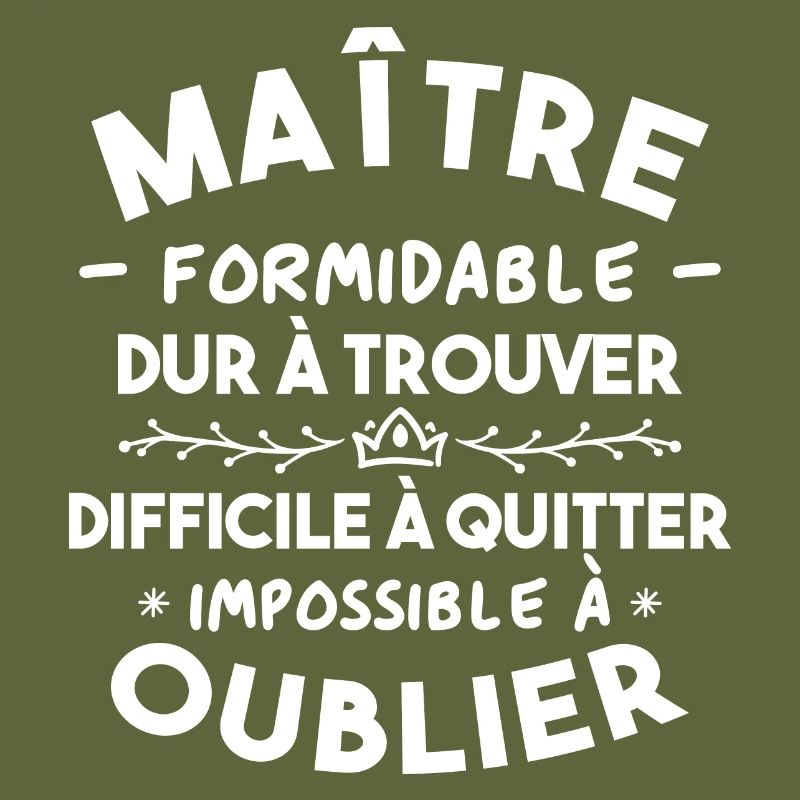 Maître formidable, Cadeau Maître école
