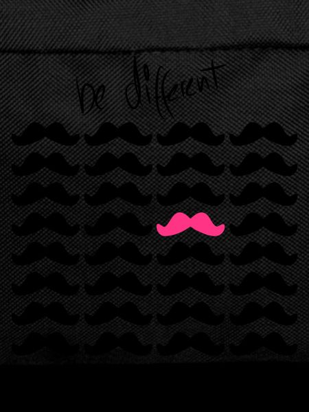 Mustache Moustache "be different" 2c