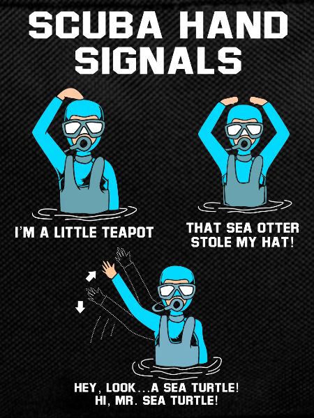 Diver Hand Sign Scuba Diving