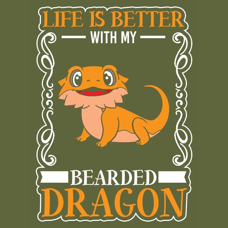 Echse Eidechse Bartagam