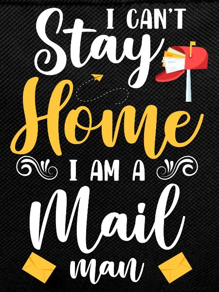 Postal parcel service courier
