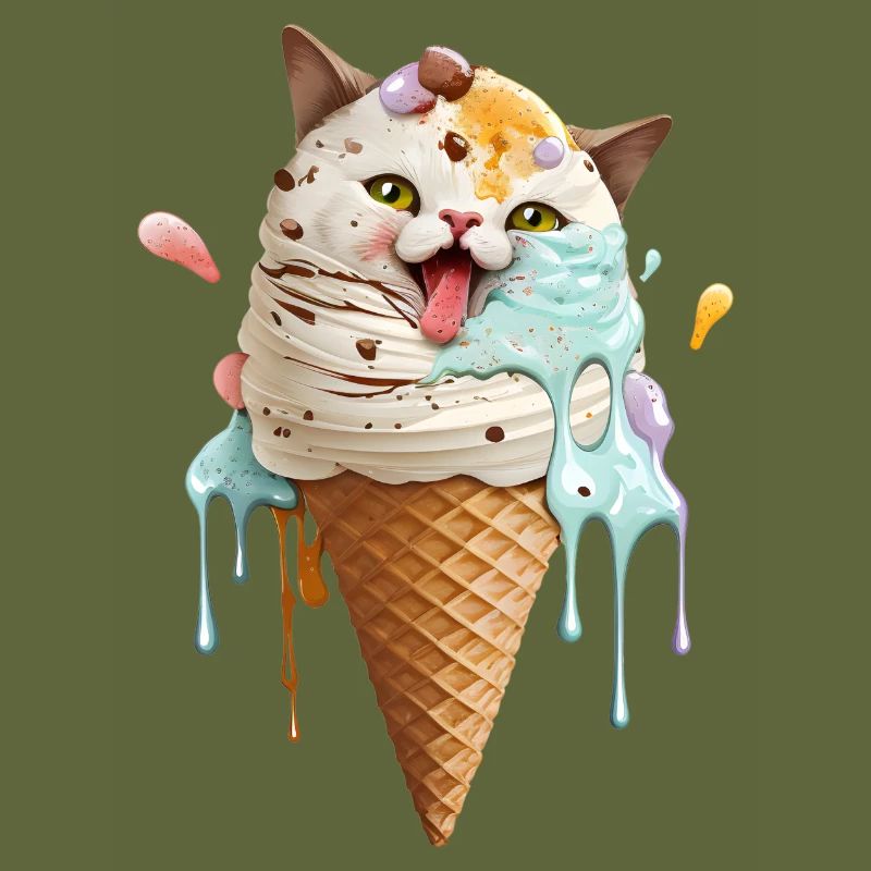 Ice cream cat