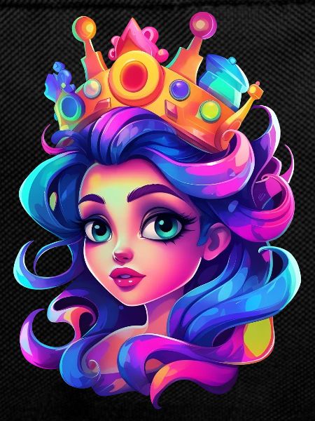 Princess with bright eyes