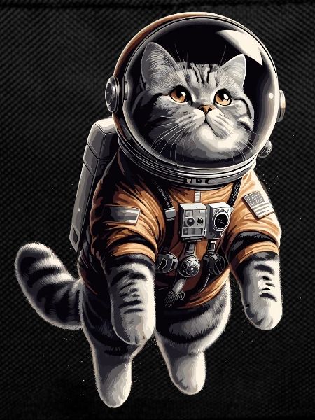 Astronaut BKH getigert Geschenk