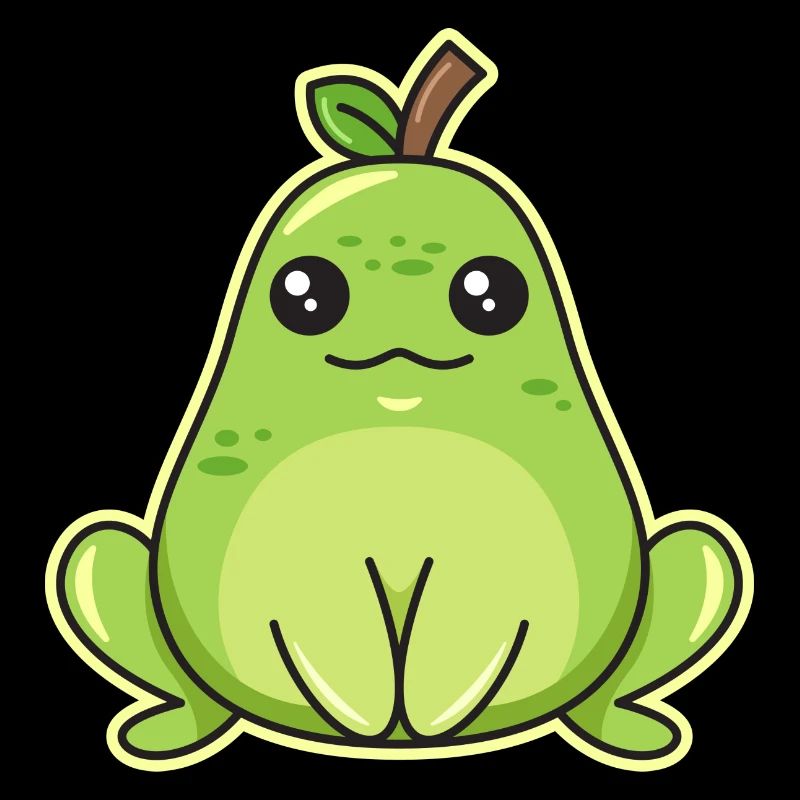 Frog pear design for frog lovers