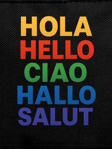 HOLA HELLO CIAO HALLO SALUT