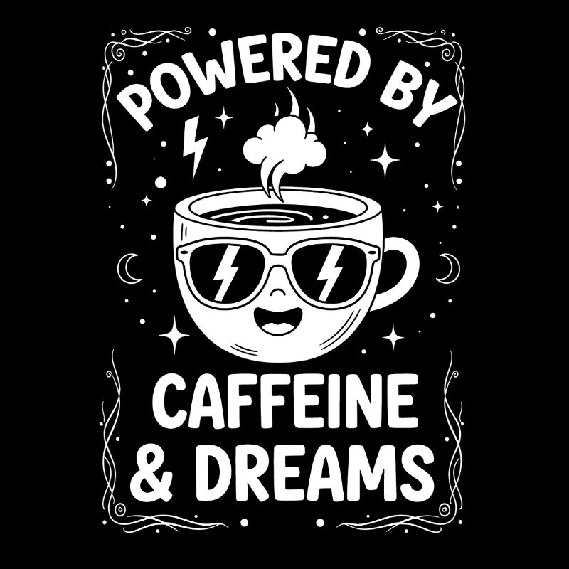Koffein und Träume Design