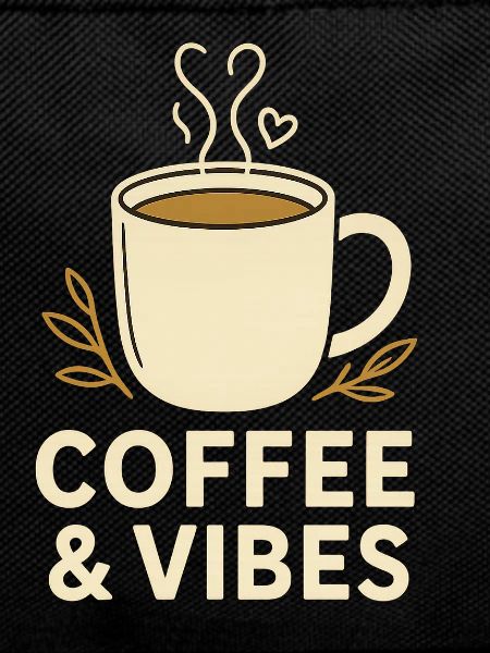 Kaffee & Vibes Becher Illustration