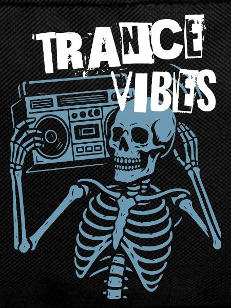 Trance Vibes Skeleton Boombox