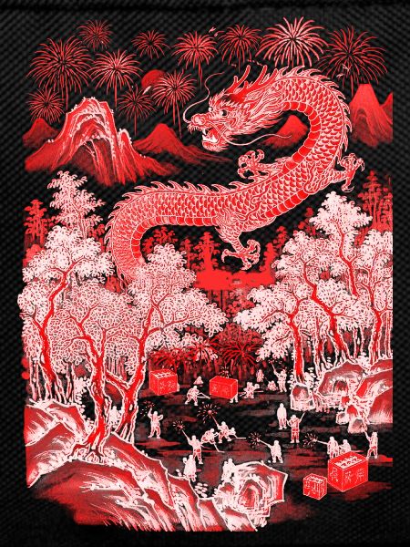 Fireworks Dragon Spirit