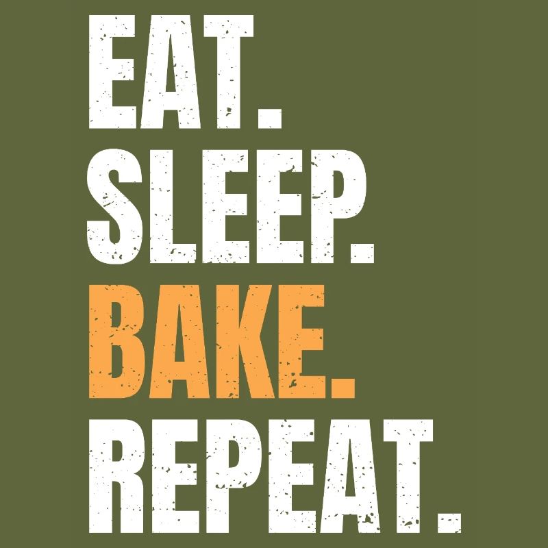 Eat Sleep Bake Repeat Baking Baker Profession Hobby